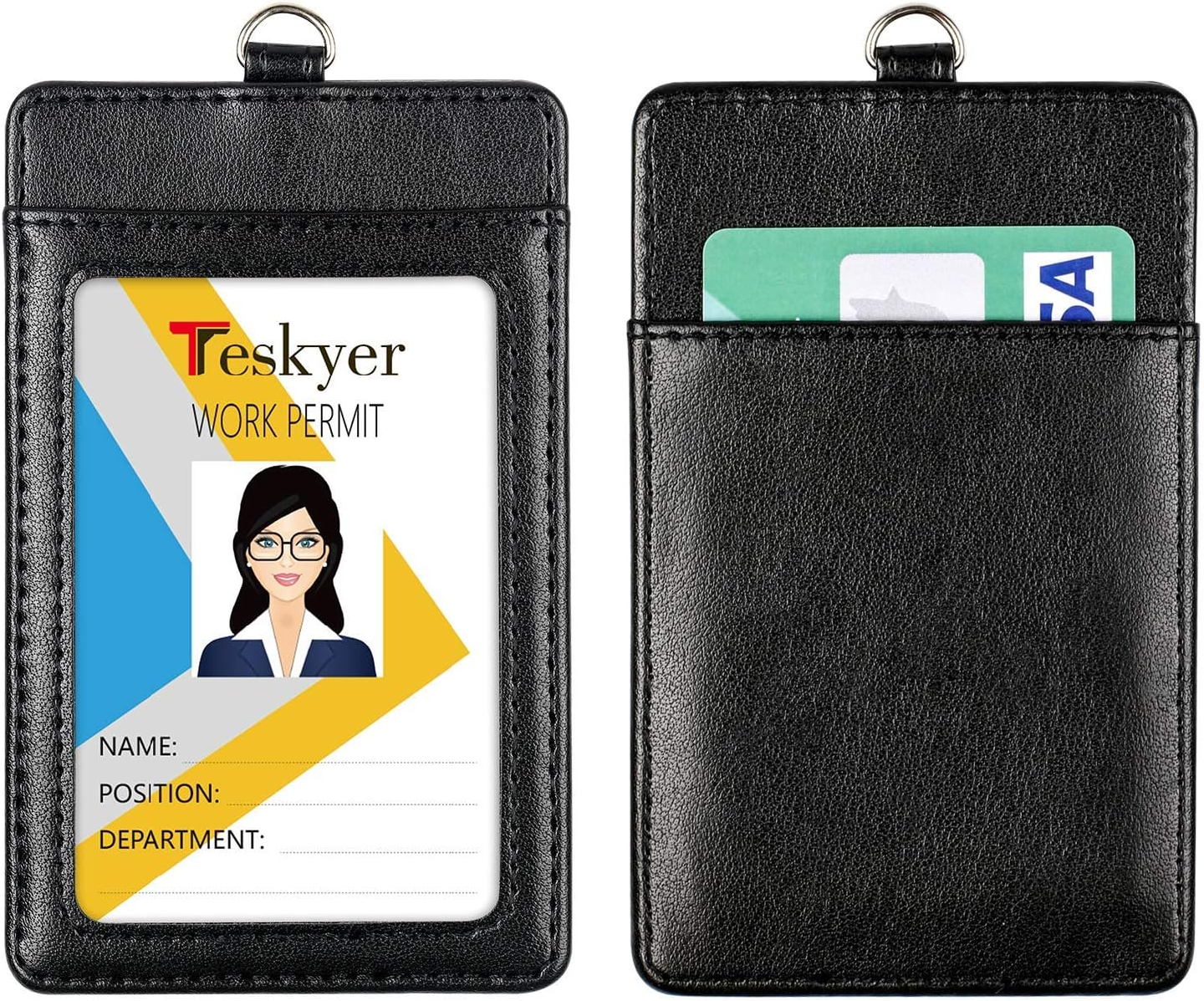 Teskyer 2 Pack Heavy Duty Retractable Badge - photo 4