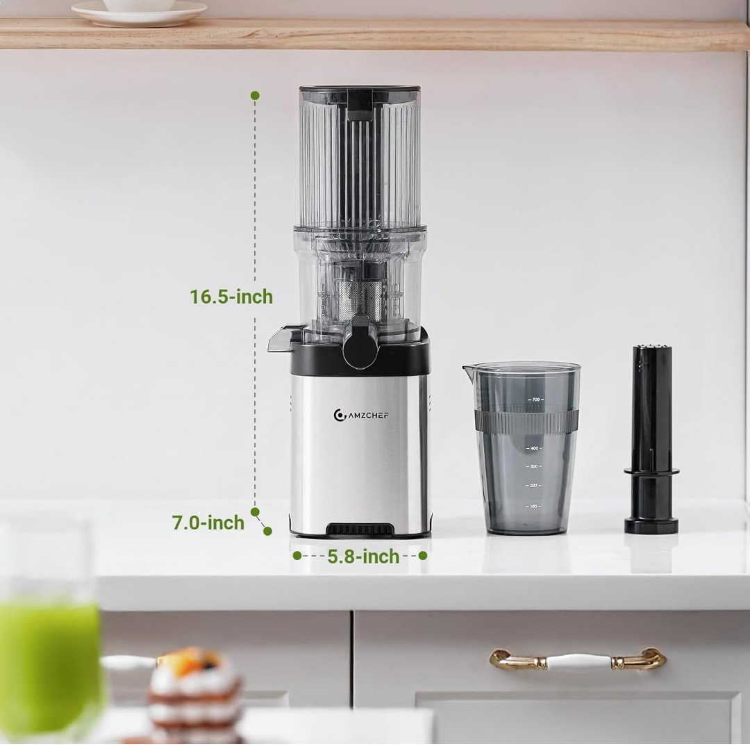 AMZCHEF Slow Masticating Juicer - photo 4