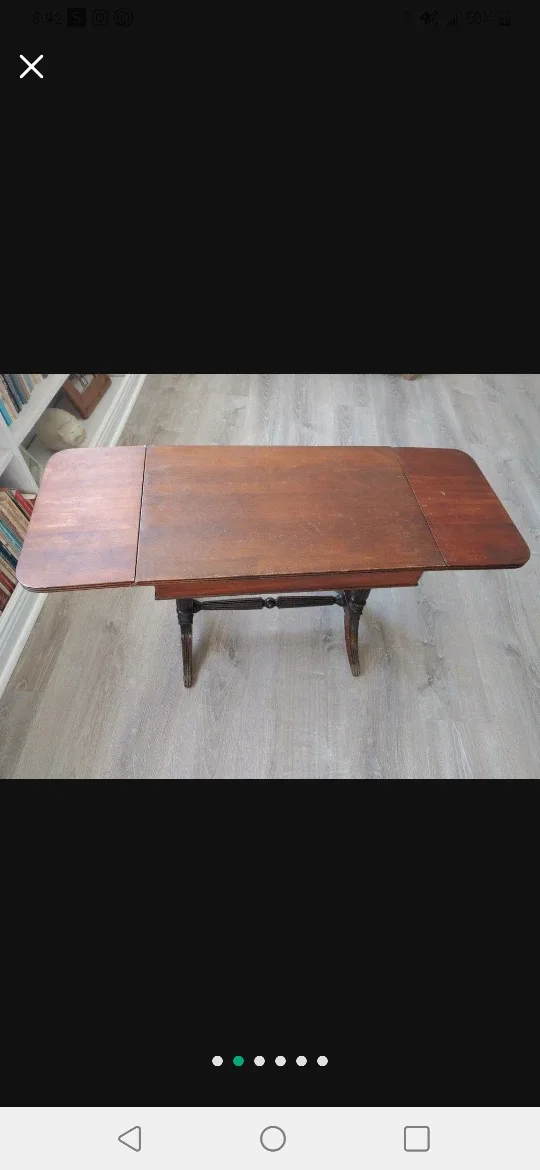 Antique Drop Leaf Table image indicator(4)