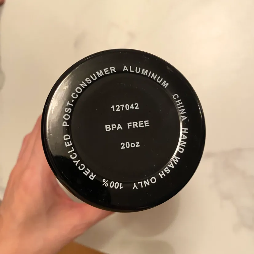 Uber Water Bottle NEW - 20oz, Black image indicator(2)