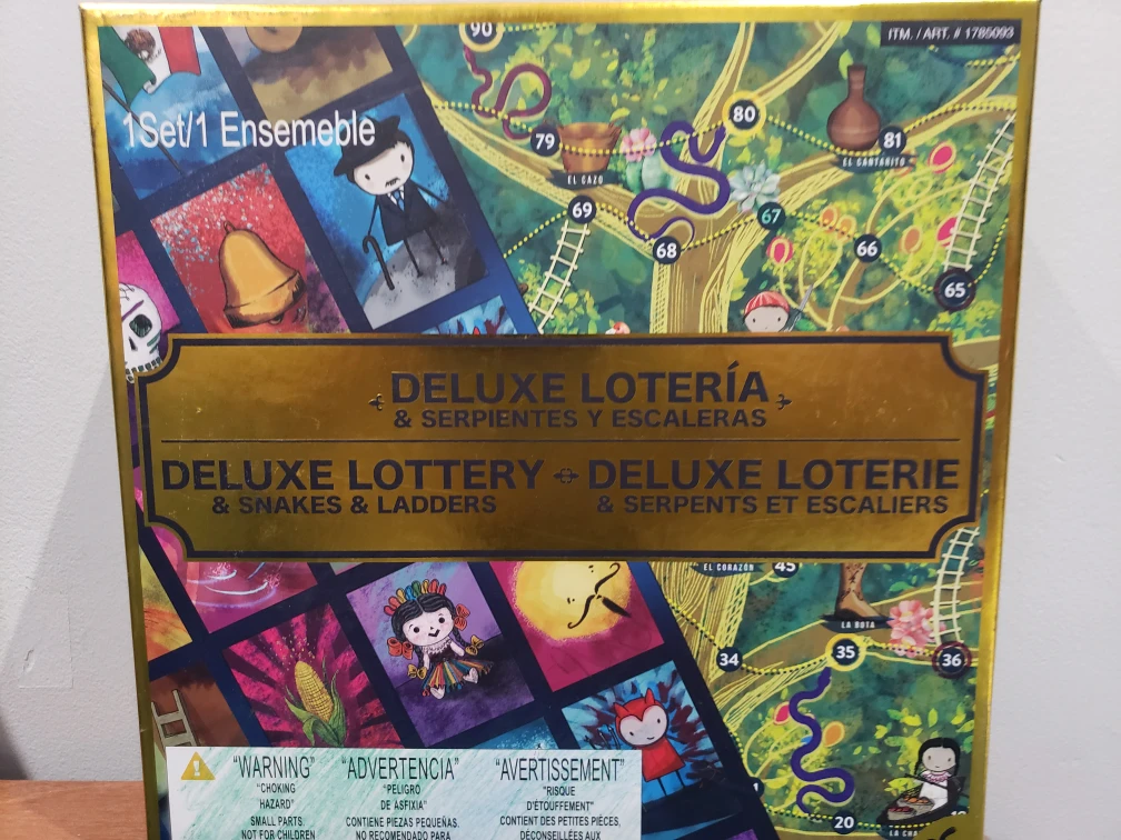 Deluxe Loteria & Serpientes y Escaleras Board Game
