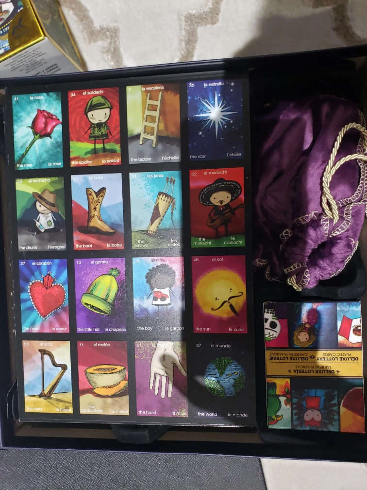 Deluxe Loteria & Serpientes y Escaleras Board Game - photo 4