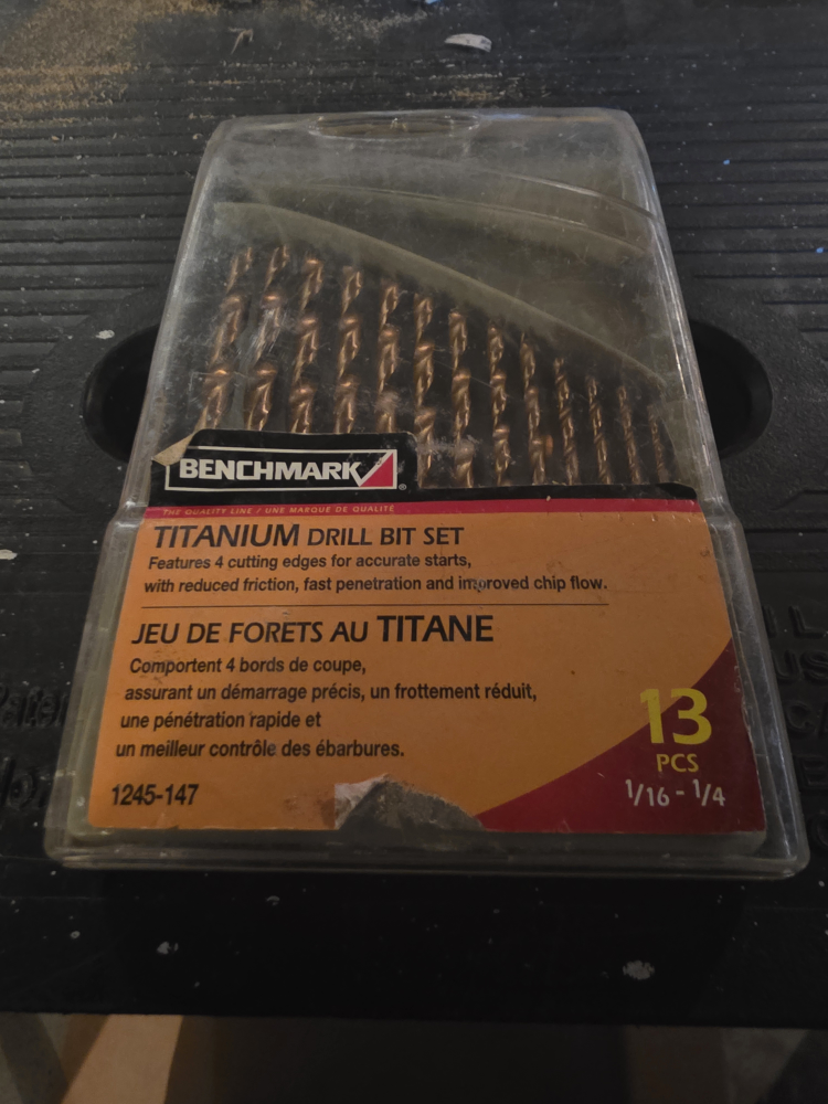Benchmark Titanium Drill Bit Set, 13-Piece