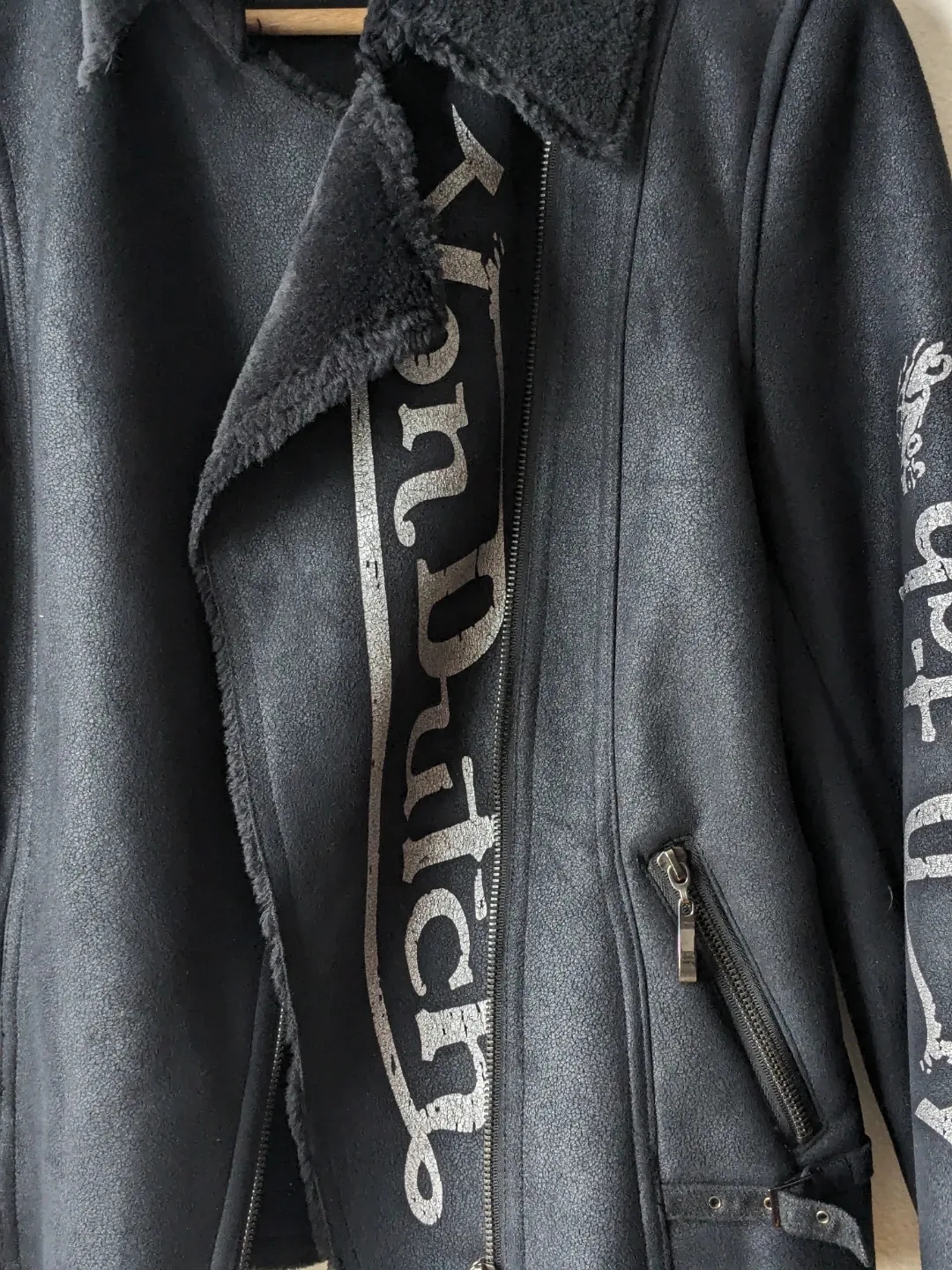 Von Dutch Black Faux Suede Jacket image indicator(3)