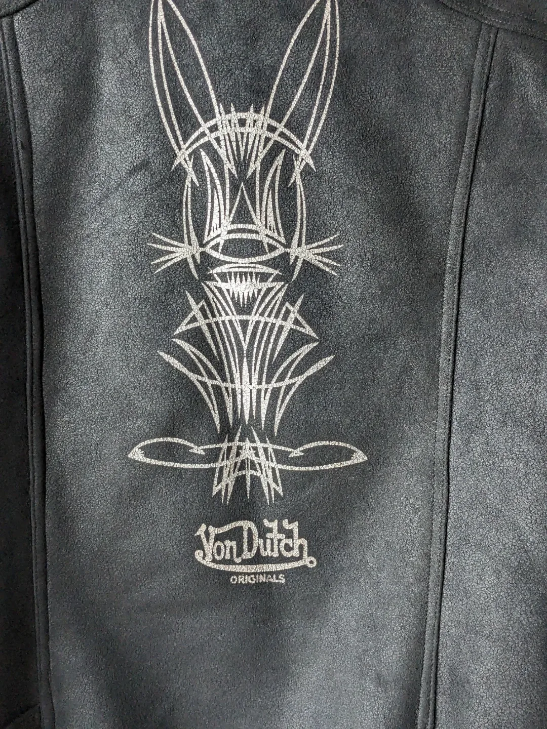 Von Dutch Black Faux Suede Jacket image indicator(5)
