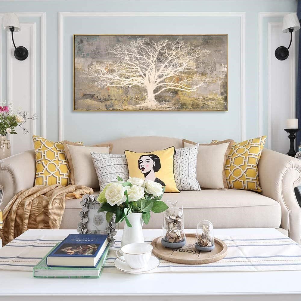 Framed wall art Abstract tree 50x100cm - photo 2