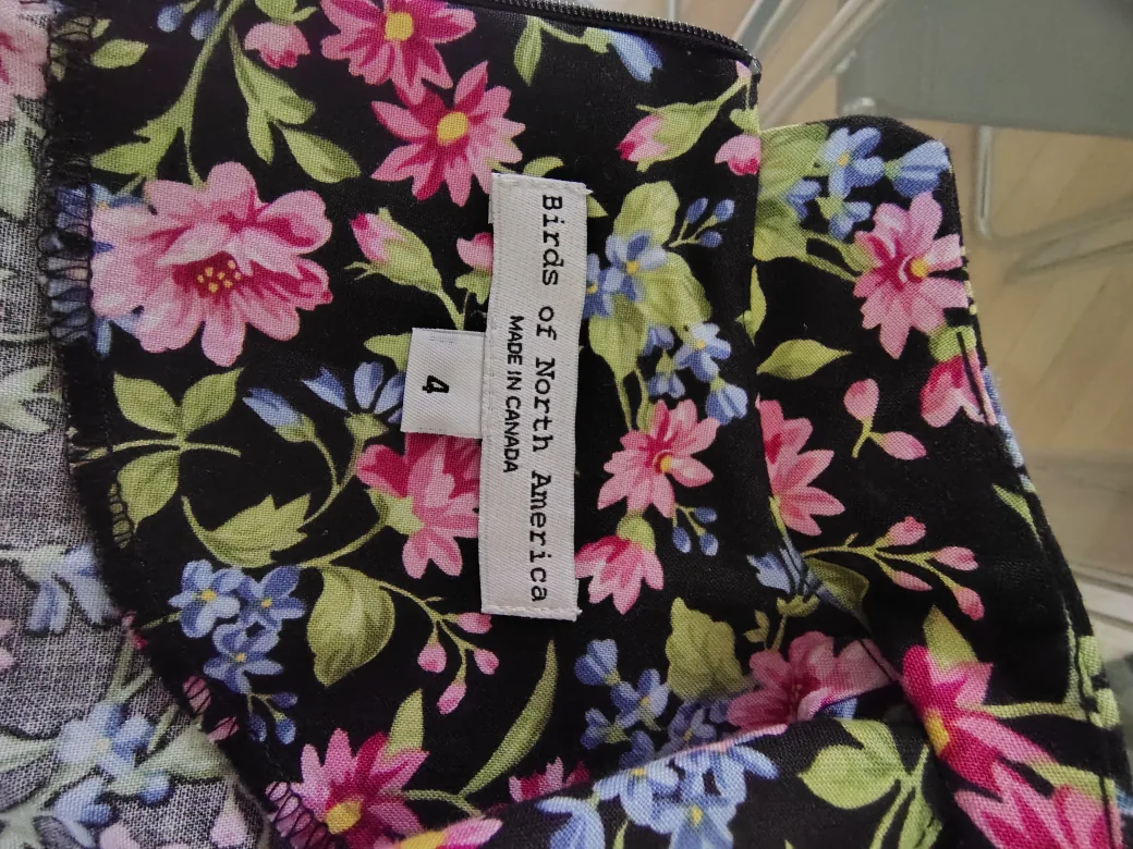 Birds of North America Floral Dress - Size 4  *BNWT image indicator(5)