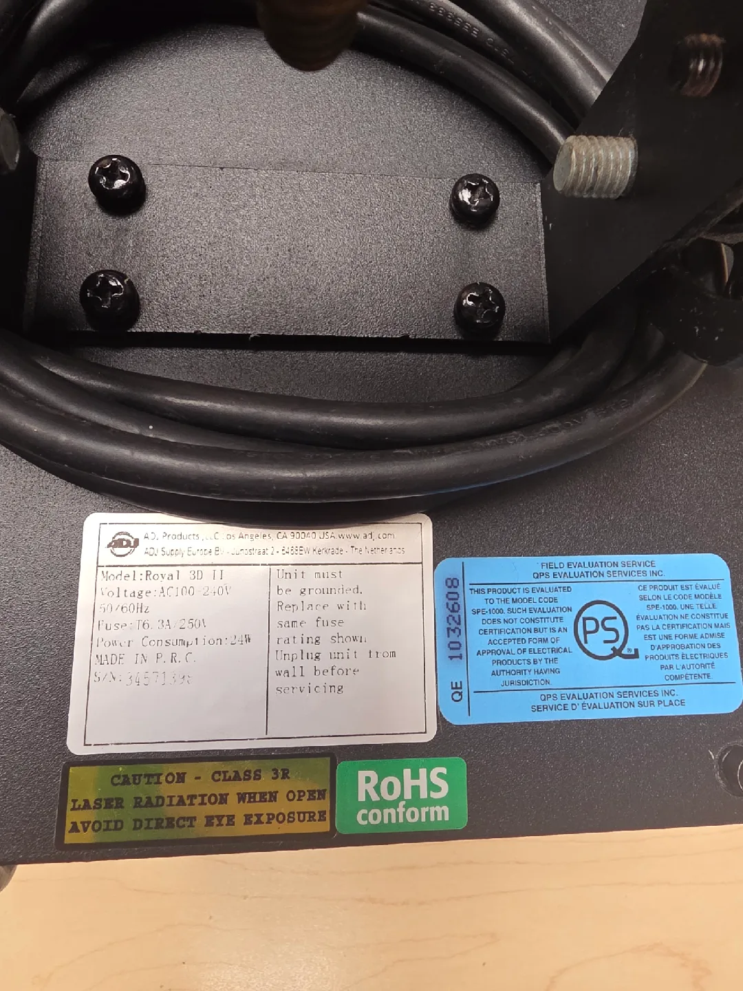 ADJ Royal 3D II Lighting Effect image indicator(2)