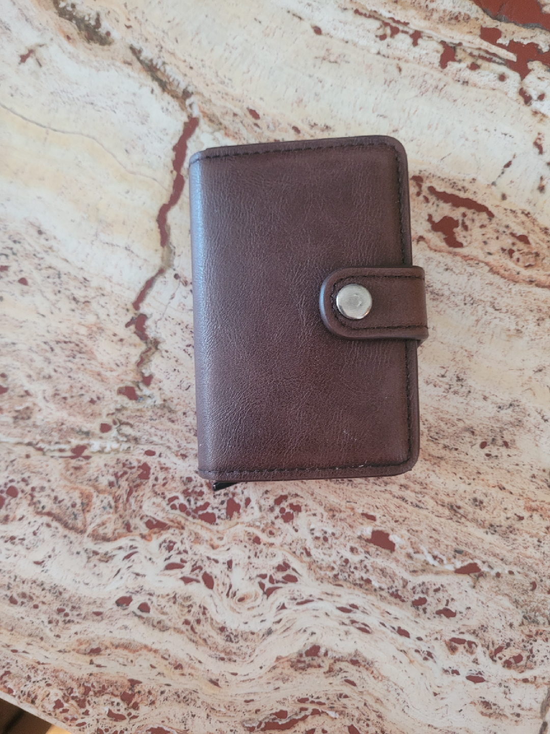 Brown Leather RFID Blocking Card Holder🥕