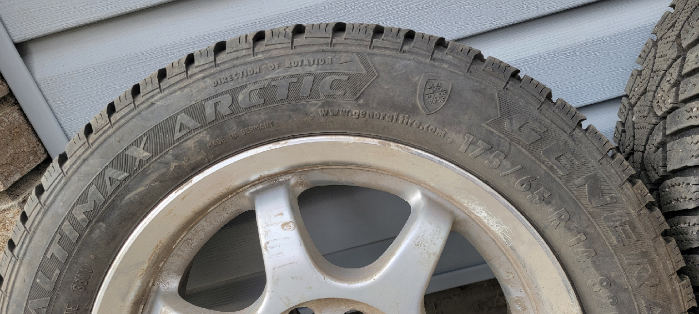 Winter Tires w/ rims 175/65R14 - photo 2