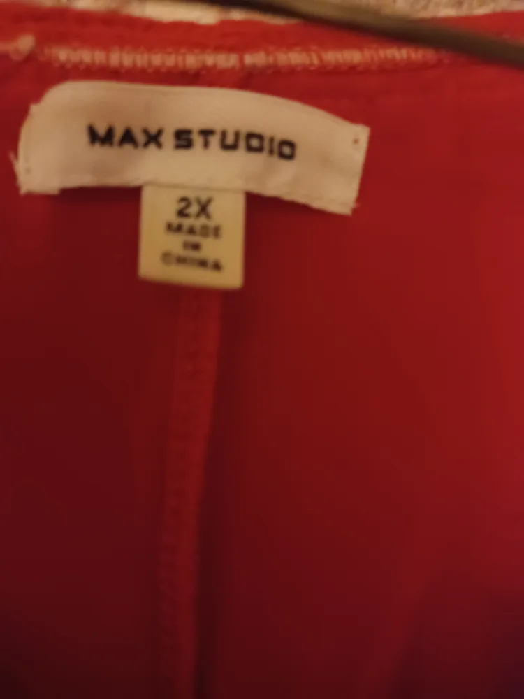 Max Studio Red Dress - Size 2X image indicator(2)
