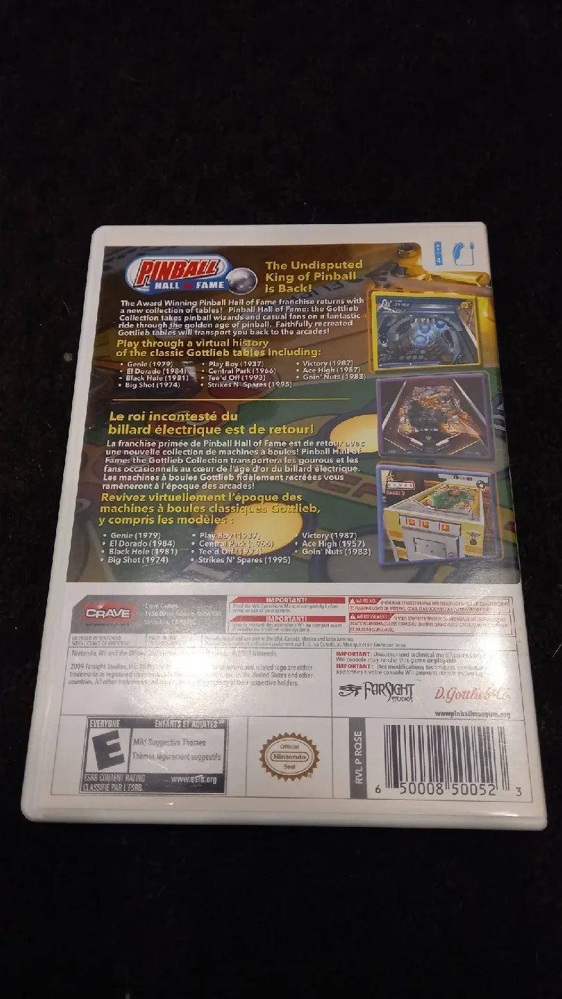 Pinball Hall of Fame: The Gottlieb Collection for Wii image indicator(3)