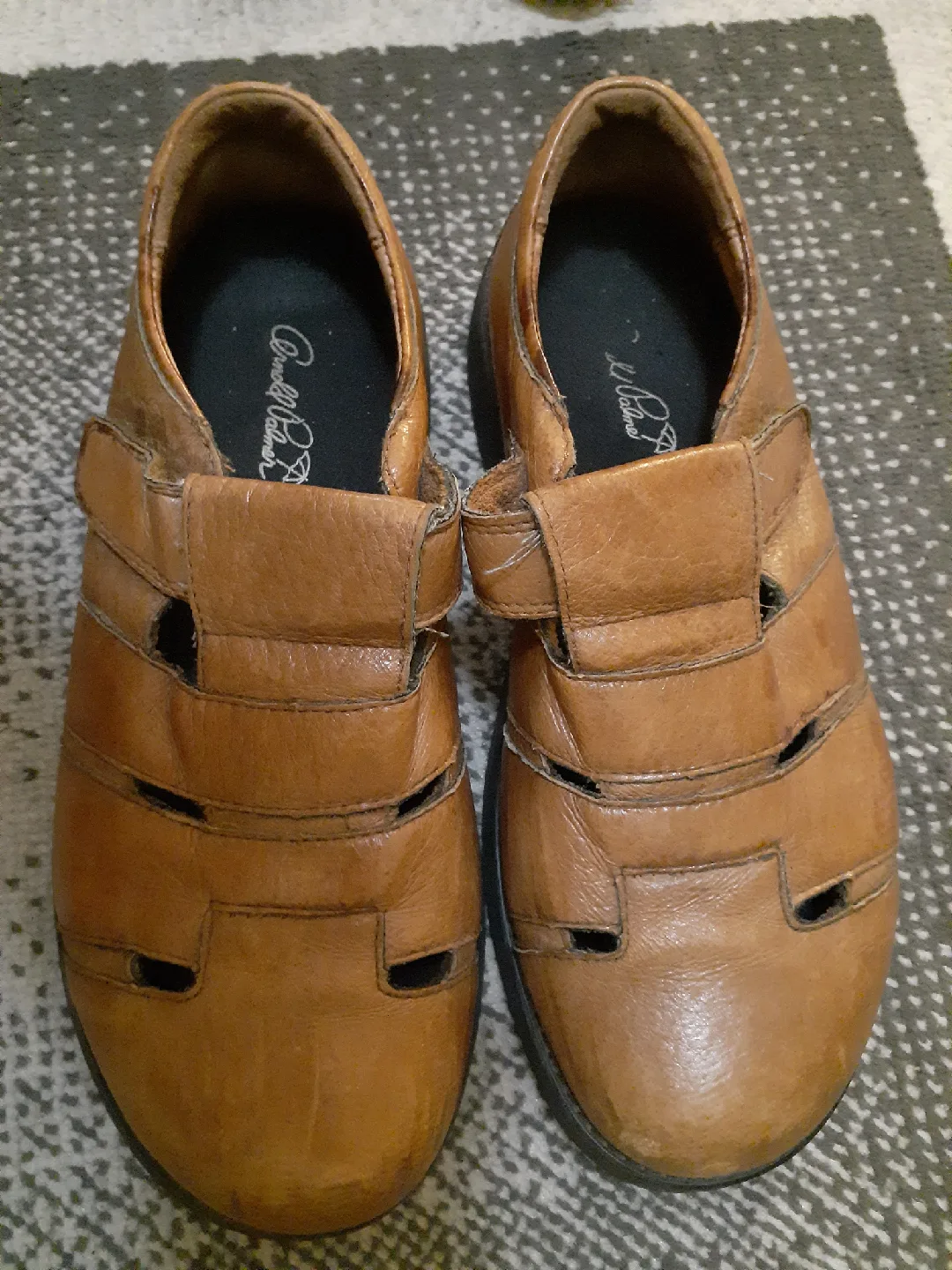 Donald J Pliner Leather Fisherman Sandals - Size 9 thumbnail