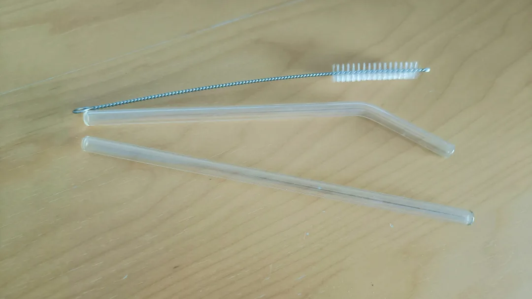 Glass Straws with Cleaning Brush 🥕 thumbnail