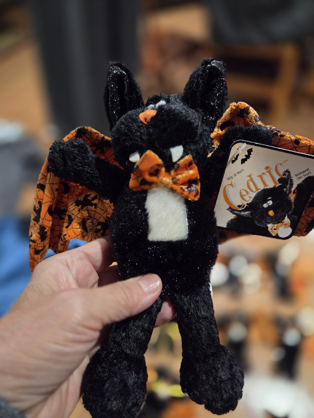 New Cedric Bat Plush Toy