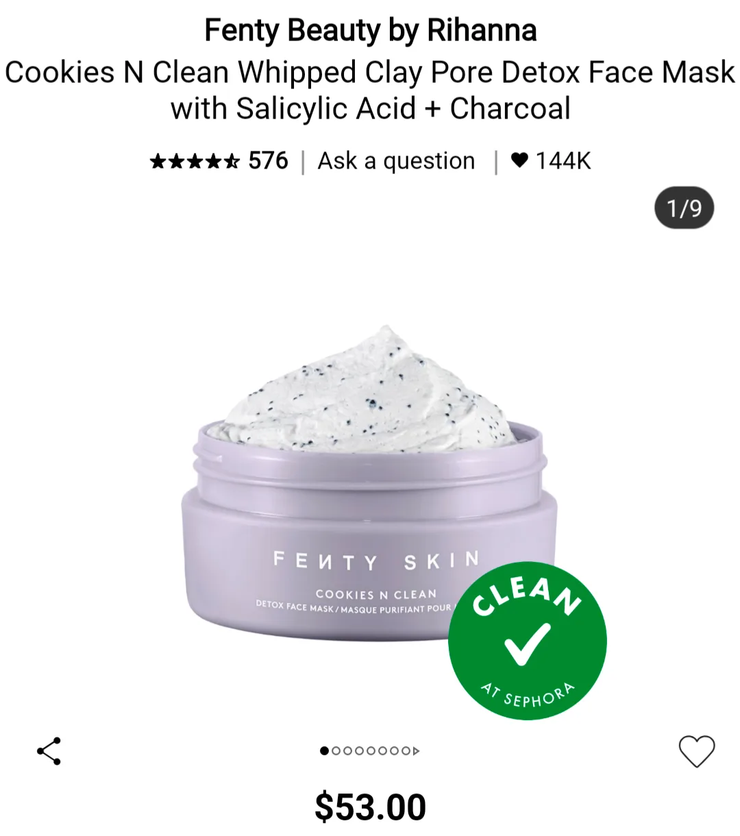 Fenty Skin Cookies N Clean Detox Face Mask (75mL) image indicator(7)