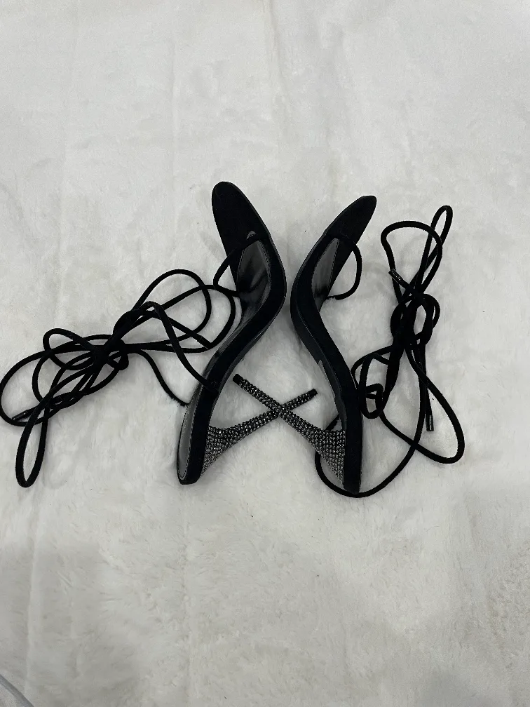 Fashion Nova Black Heels, Size 6.5 image indicator(2)