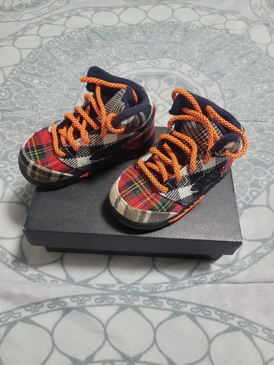 Jordan 5 Retro Plaid Toddler Shoes image indicator(3)