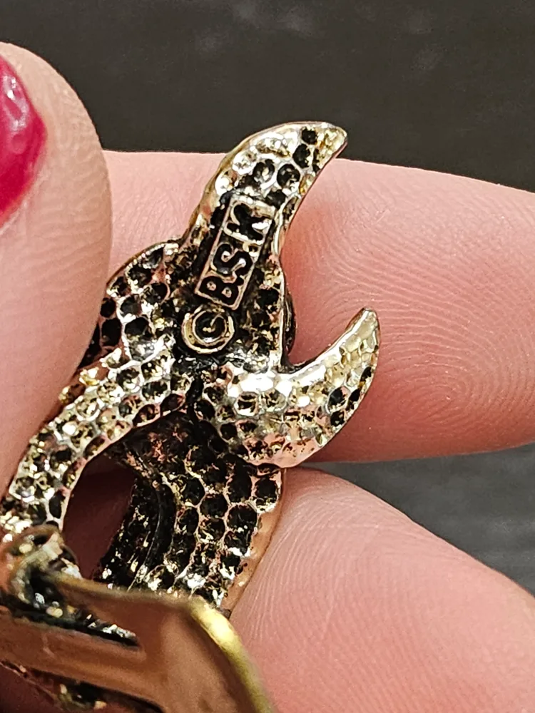 Vintage Clip BSK clip On Earrings 1960s image indicator(7)