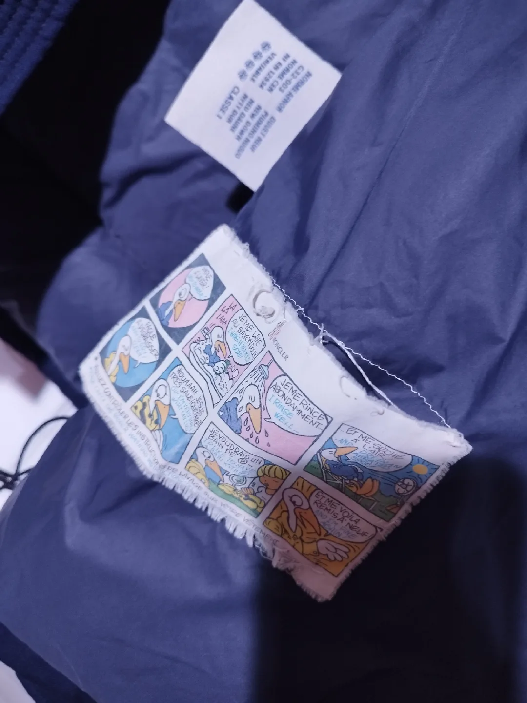 Moncler Navy Blue Padded Down Jacket image indicator(6)