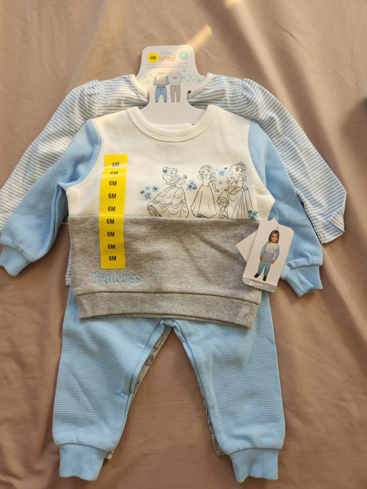 New Disney Baby 6M 4-Piece Set