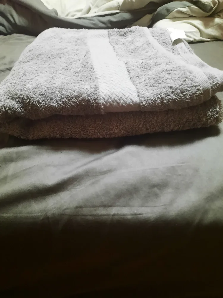 Grey Bath Towel pick up in st.albert