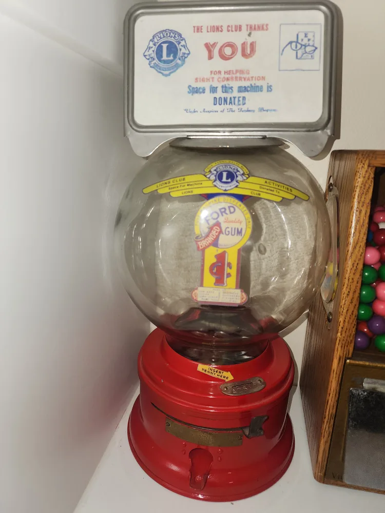 Antique gumball peanut machines image indicator(5)