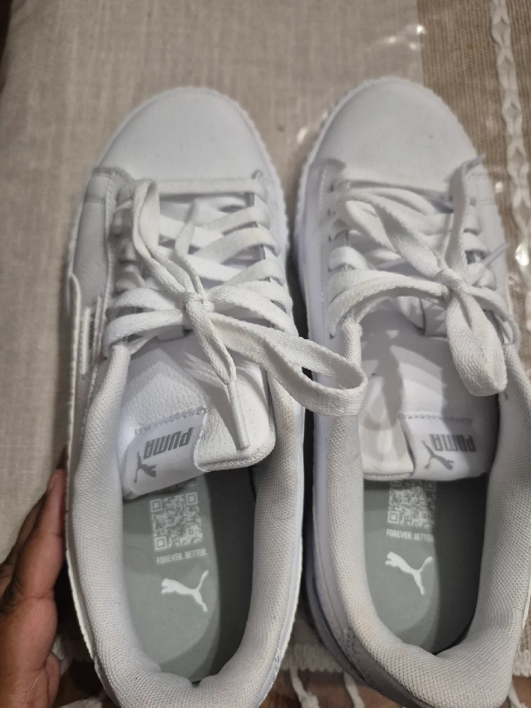 Puma Carina Leather Sneakers - White image indicator(3)