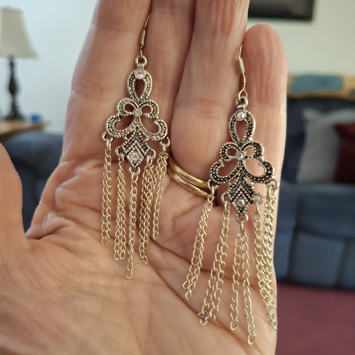 Silver Dangle Earrings