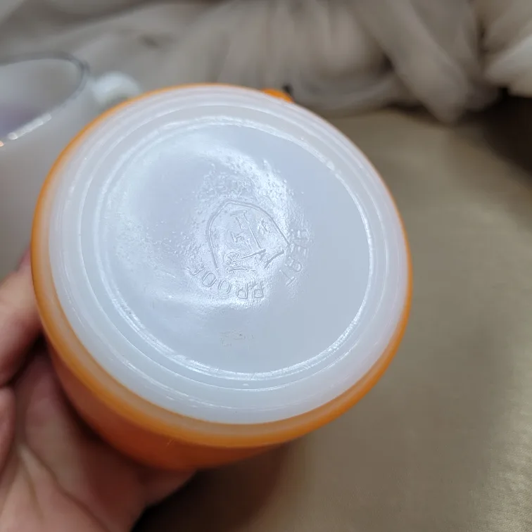 2 Vintage Glass Mugs Anchor Hocking FireKing & Federal Glass image indicator(6)