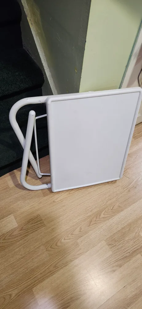 Like new Adjustable 21 " to 30"H. Folding Table image indicator(2)