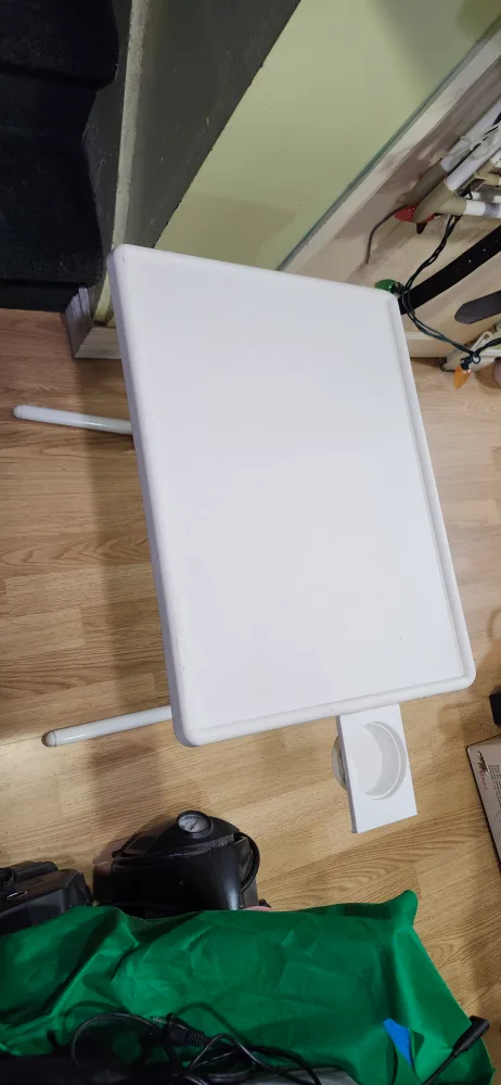 Like new Adjustable 21 " to 30"H. Folding Table image indicator(4)