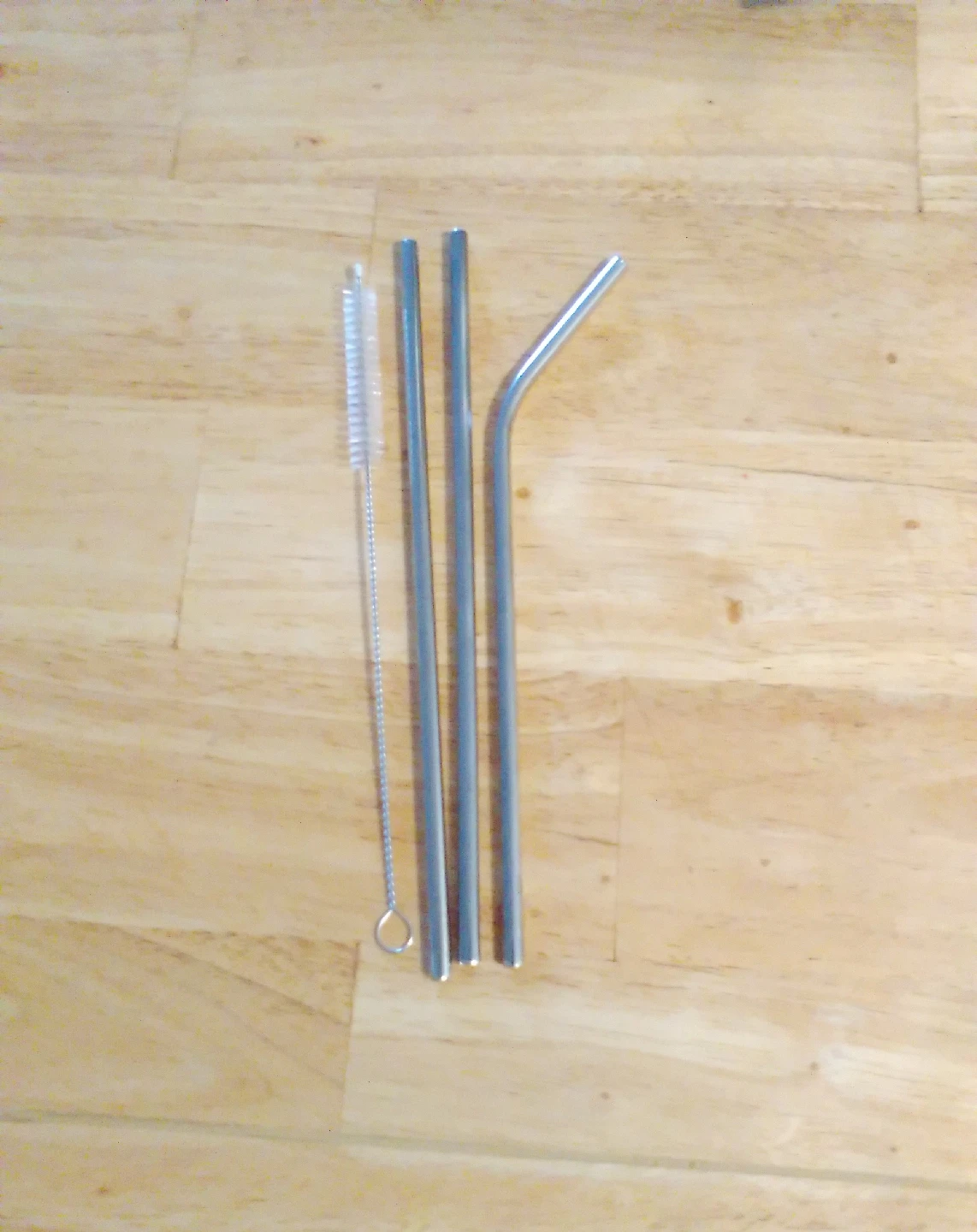 Stainless Steel Straws with Cleaning Brush 🥕