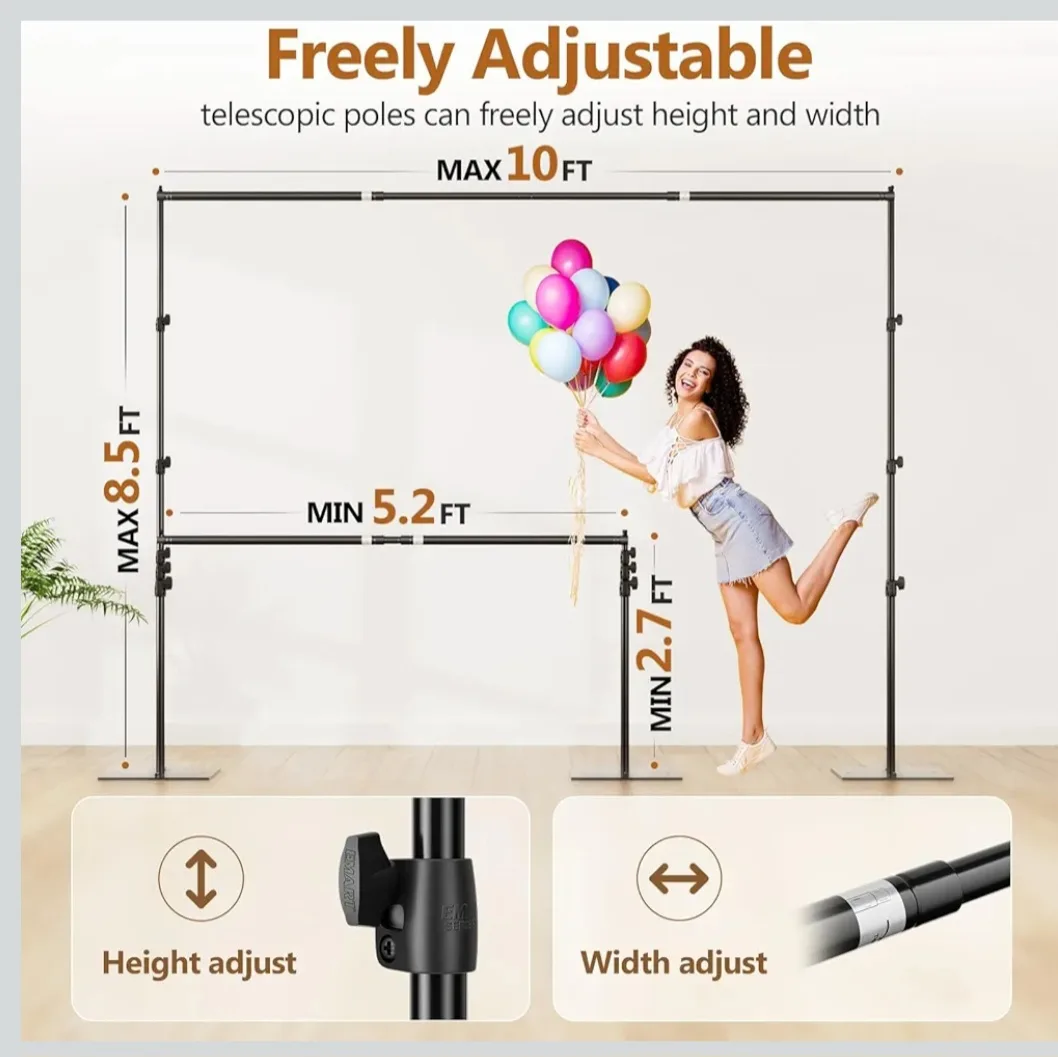 Backdrop Stand Kit(8.5x10ft) image indicator(2)