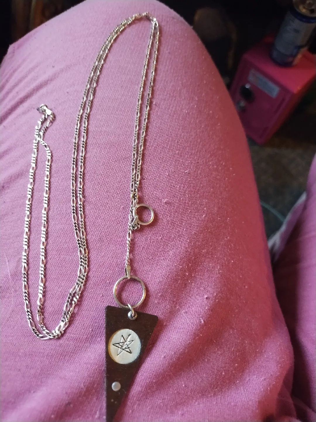 Triangle Pendant Necklace image indicator(2)