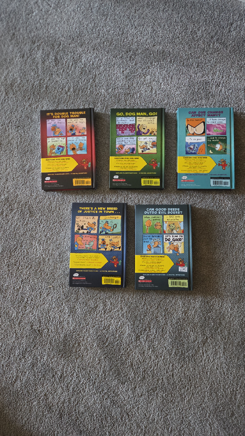 Dog Man Book Set by Dav Pilkey 1 book for $8 or all for $25 - photo 2
