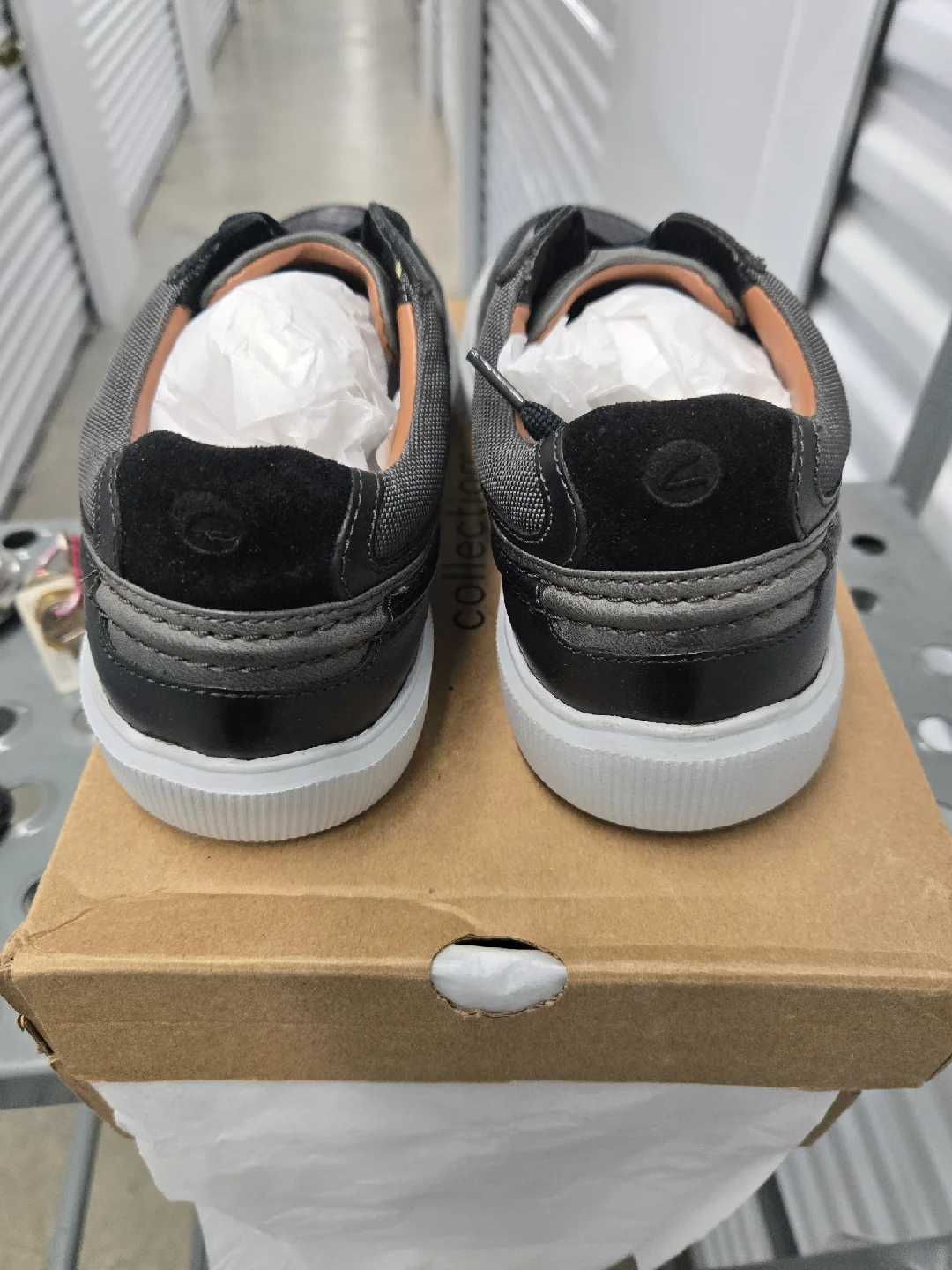 Clarks Cambro Race Black Combi US 9M Men's Shoes - New! image indicator(4)