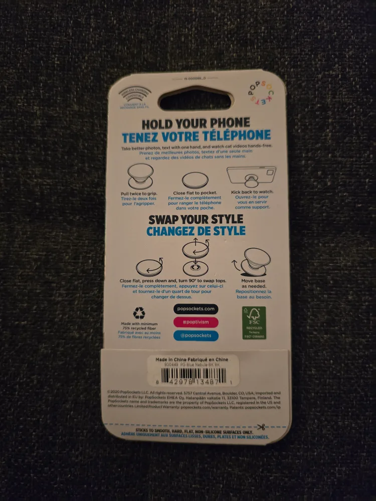 New PopSockets PopGrip - Phone Grip & Stand image indicator(2)