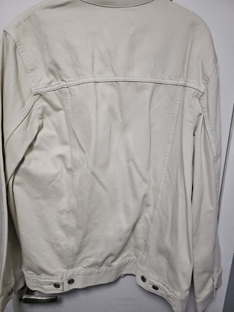 Weekday Beige Denim Jacket Size M - photo 2