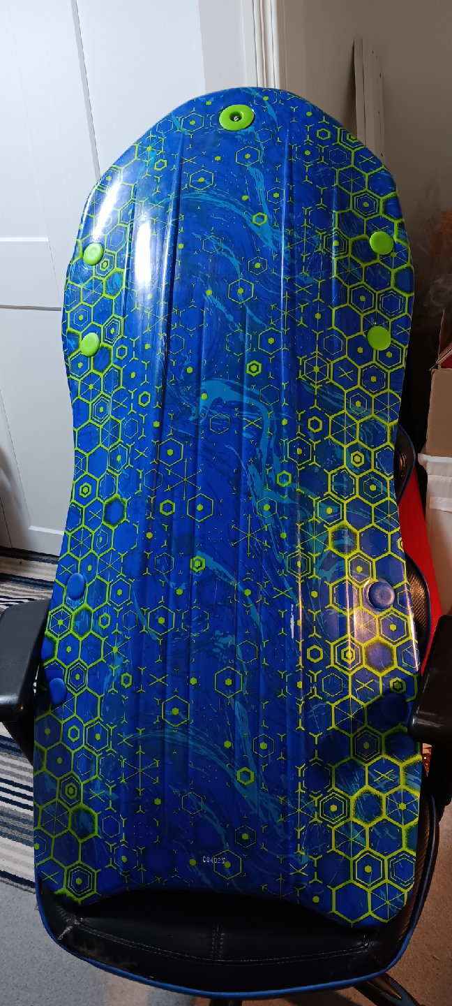 Sno-Storm Sled - Blue & Silver
