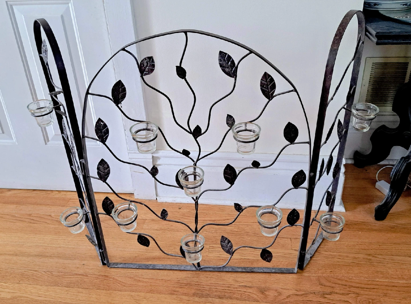 Fireplace Tea Light Screen- Holds 10 Candles | Karrot