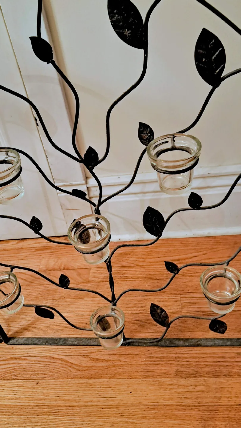 Fireplace Tea Light Screen- Holds 10 Candles image indicator(3)