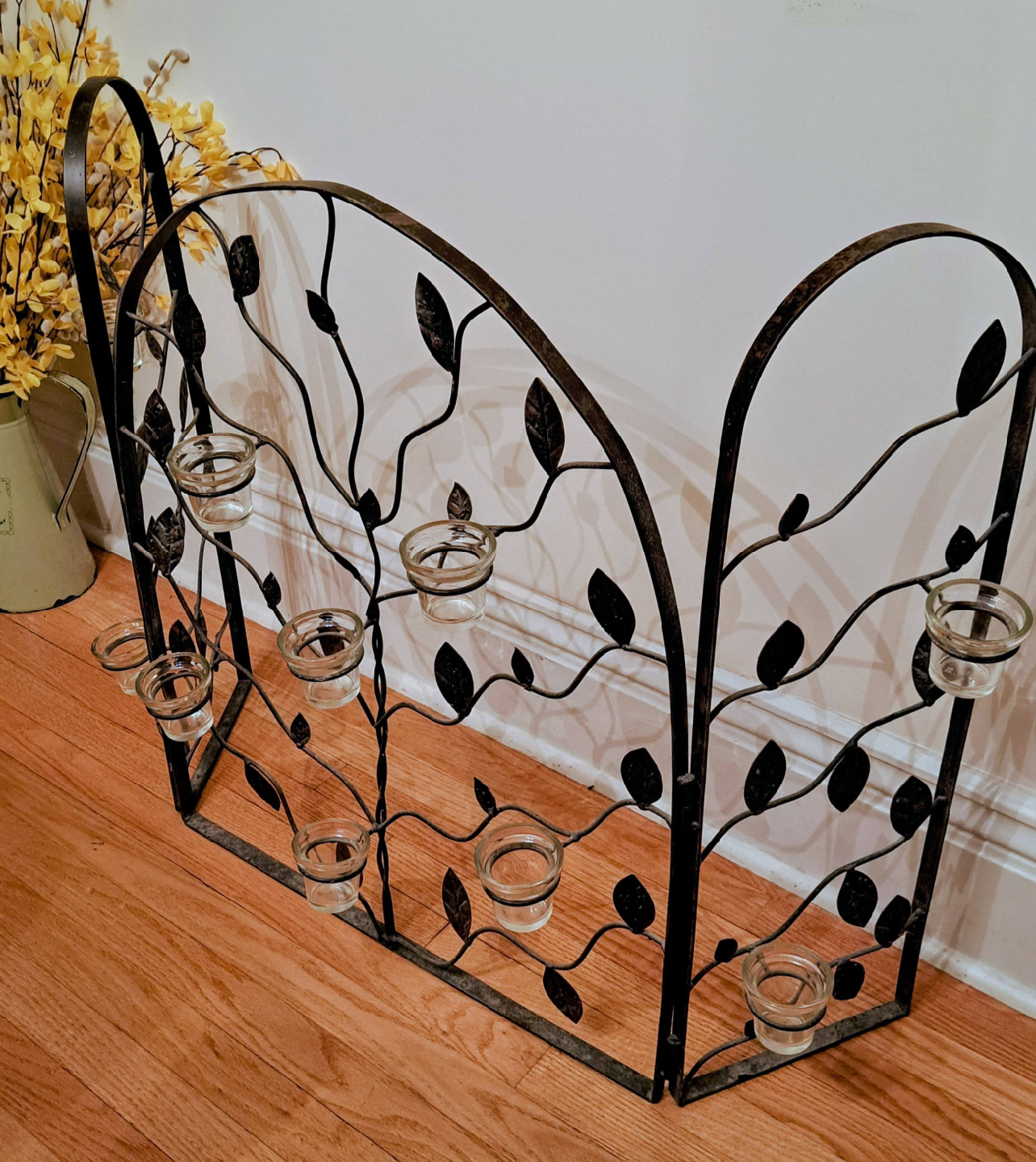 Fireplace Tea Light Screen- Holds 10 Candles - photo 3