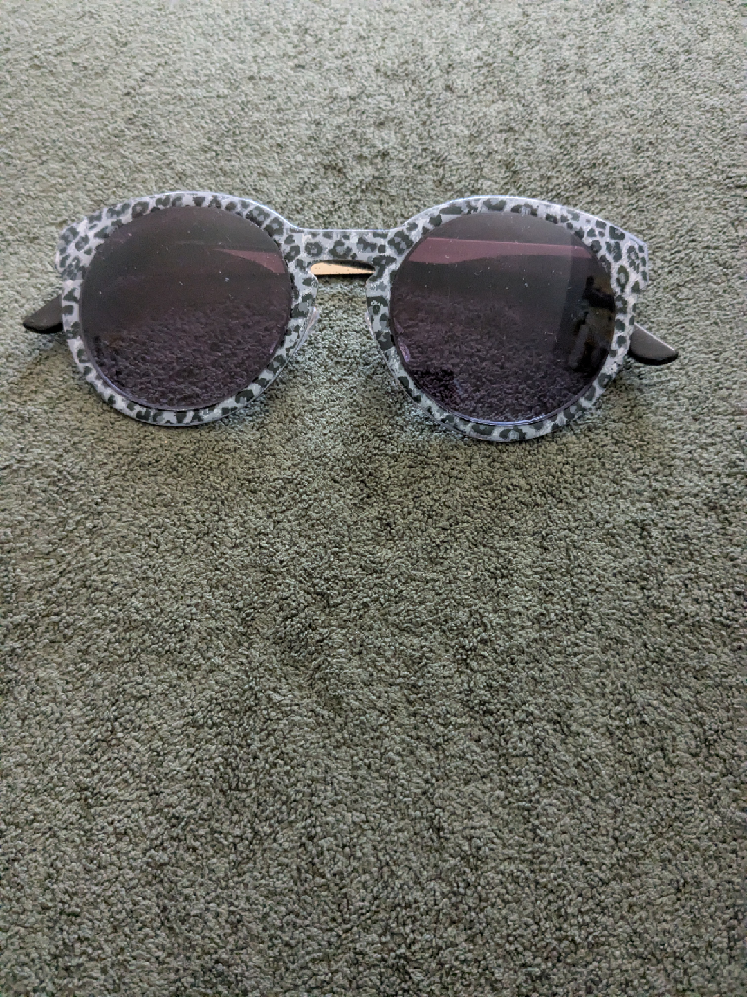 Steve Madden Snow Leopard Sunglasses
