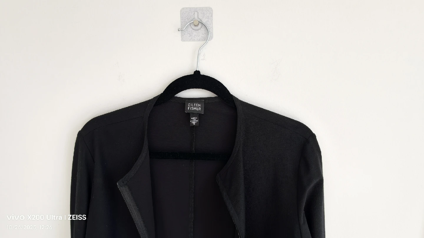 Eileen Fisher Black Jacket - Size M - photo 2