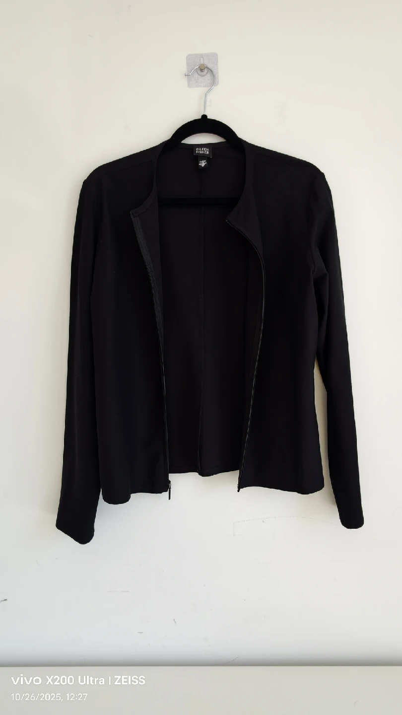 Eileen Fisher Black Jacket - Size M - photo 4
