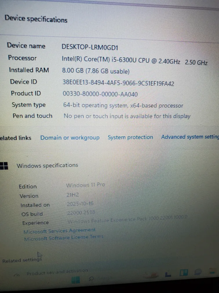 14inch i5 6th gen windows 11pro Lenovo ThinkPad L460 Laptop image indicator(6)