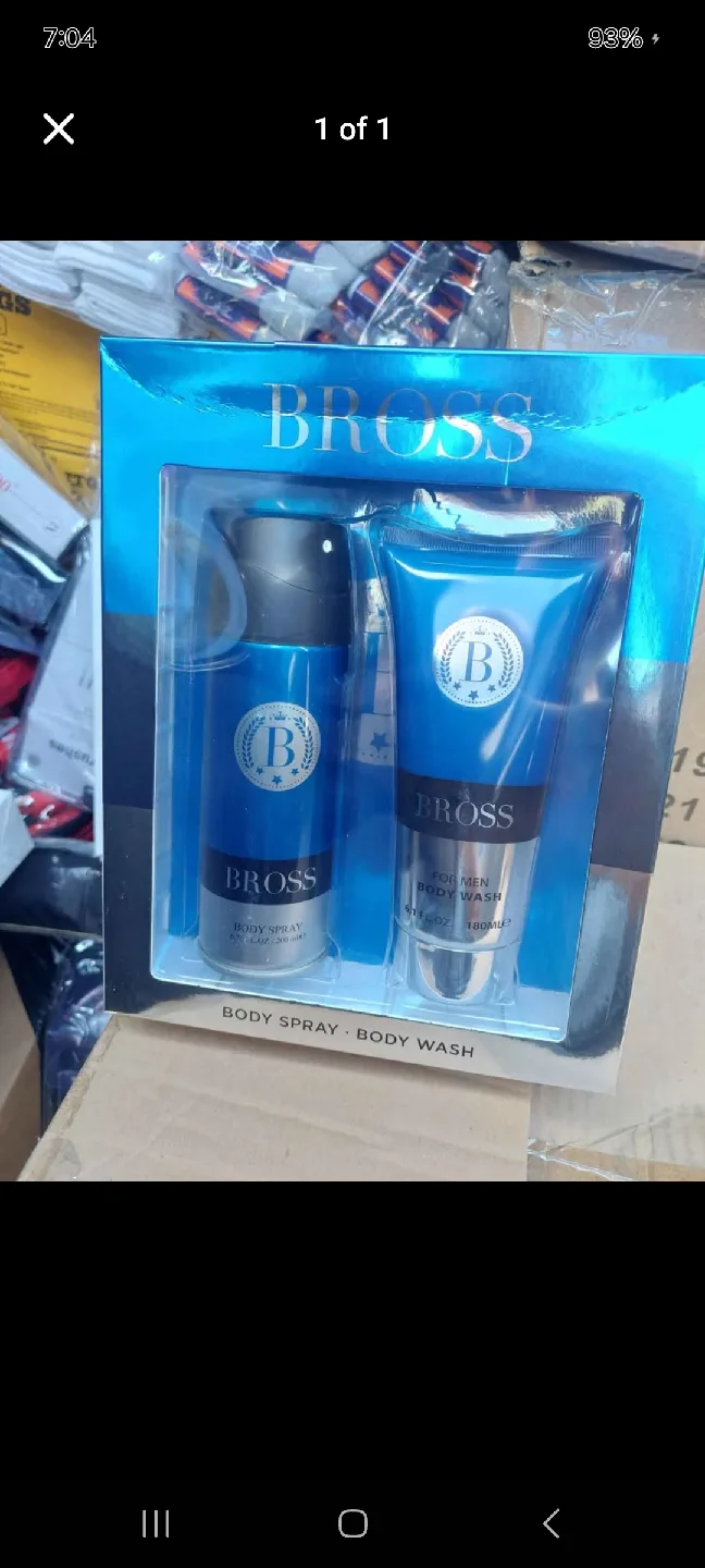 Men's Gift Sets: Bross, Warrior Blue, Black Intense image indicator(2)