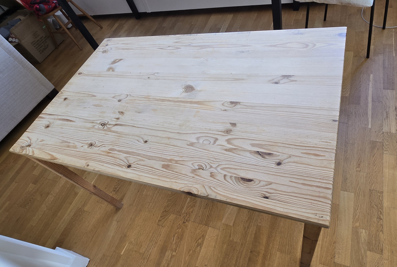 IKEA Solid Wood Dining Table , 2 chairs included. - photo 3
