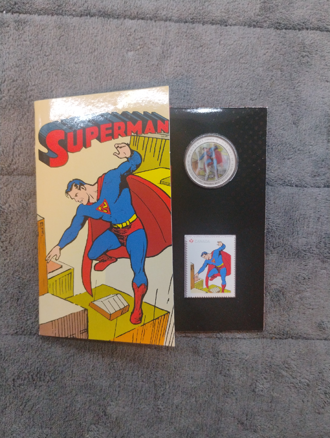 Superman Coin & Stamp Set - Royal Canadian Mint